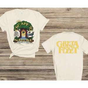 Greta Van Fleet X Parks Project Escape To Nature T Shirt 2 Sided